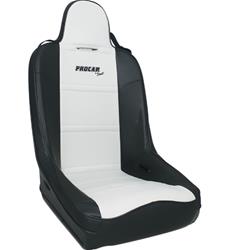 Procar All-Terrain Suspension Black/white Vinyl Seat 80-1620-57
