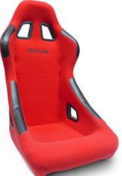 Procar Pro Sports 1790 Fixed Back Red Velour Seat 80-1790-64