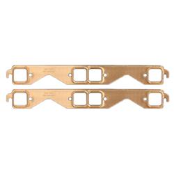 Small Block Chevy Copper Exhaust Gaskets Square Port