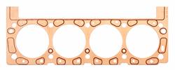 Passenger Side Copper Cylinder Head Gasket 0.043 in Compression Thickness 4.440 in Bore Each Big Block Ford Pro Copper