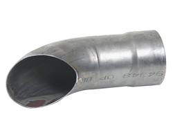 Schoenfeld Exhaust Turn-Downs Round/Turnout, Natural 3 Inch Exhaust Tip 3025