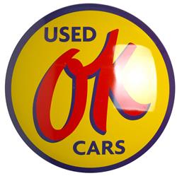 OK Used Car Sign 298185