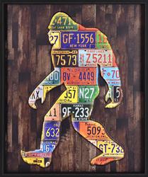 Bigfoot Framed Vacuum Form Art Sign 702666