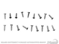 Scott Drake Door Sill Fasteners for 1964-1968 MUSTANG - 376290-SK