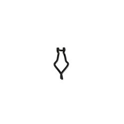 Scott Drake Door Panel Clips for 1966-1977 BRONCO, 1964-1970 MUSTANG - 380552-S