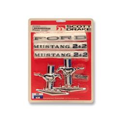 Scott Drake Emblems for 1965-1966 MUSTANG - C5ZZ-6340282-8K