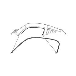 Scott Drake Replacement Weatherstrip Seals C5ZZ-6351222-3C