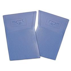 Scott Drake Rubber Pony Floor Mats for 1964-1966 MUSTANG - C5ZZ-6513086-BL
