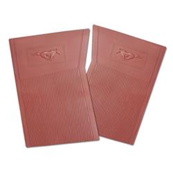 Scott Drake Rubber Pony Floor Mats for 1964-1966 MUSTANG - C5ZZ-6513086-DR