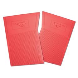 Scott Drake Rubber Pony Floor Mats for 1964-1966 MUSTANG - C5ZZ-6513086-RD