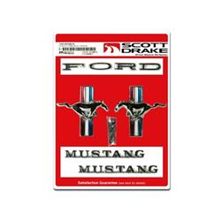 Scott Drake Emblems for 1965-1966 MUSTANG - C5ZZ-6540282-6K