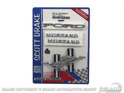 Scott Drake Emblems for 1965-1966 MUSTANG - C5ZZ-6540282-6K
