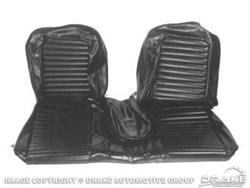 Scott Drake Pony Seat Upholstery for 1965 MUSTANG - 65CP-P-FULL-BR