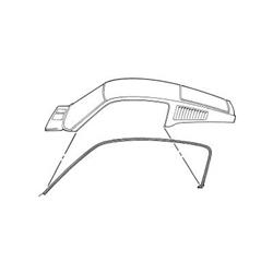 Scott Drake Replacement Weatherstrip Seals C7ZZ-6351222-3A