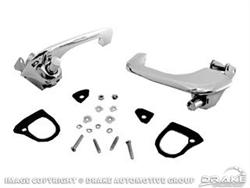 Scott Drake Outside Door Handles for 1967-1968 COUGAR, MUSTANG, 1970-1973 MAVERICK - C7ZZ-6522404-5A