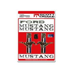 Scott Drake Emblems for 1967 MUSTANG - C7ZZ-6540282289