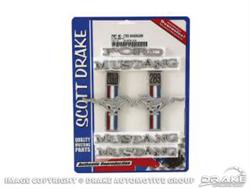 Scott Drake Emblems for 1967 MUSTANG - C7ZZ-6540282289