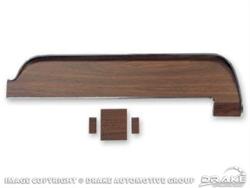 Scott Drake Deluxe Dash Panels for 1968 MUSTANG - C8ZZ-6504410-AC