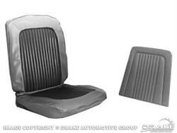 Scott Drake Standard Seat Upholstery for 1968 MUSTANG - 68FB-S-FULL-BK