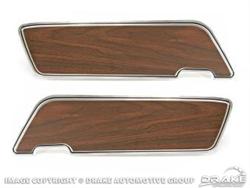 Scott Drake Door Panel Inserts C9ZZ-6523942-3W