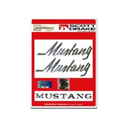 Scott Drake Emblems for 1969-1972 MUSTANG - C9ZZ-6540282KIT