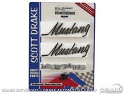 Scott Drake Emblems for 1969-1972 MUSTANG - C9ZZ-6540282KIT