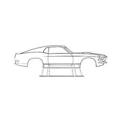 Scott Drake Rocker Moldings for 1970 MUSTANG - D0ZZ-6320938KIT