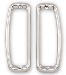 Scott Drake Bronco Taillight Bezels for 1967-1977 BRONCO - C7TZ-99279A6-7S