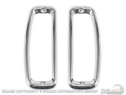 Scott Drake Bronco Taillight Bezels for 1967-1977 BRONCO - C7TZ-99279A6-7S