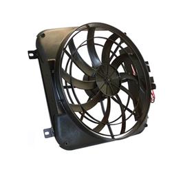 16 Inch 1,650 CFM Scott Drake Premium Electric Fan and Shrouds C3DZ-8146-8600H