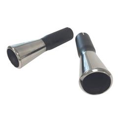 Scott Drake Max-Flow  Round, Polished 2 Inch Exhaust Tip C5ZZ-5255-FF