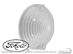 Scott Drake Parking Light Lenses for 1964 MUSTANG - C5ZZ-13208-WTR