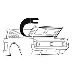 Scott Drake Replacement Weatherstrip Seals C5ZZ-6343720-B
