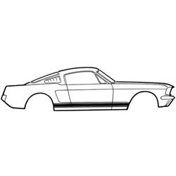 Scott Drake GT Stripe Kits for 1965-1966 MUSTANG - C5ZZ-6520000-B