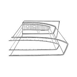 Scott Drake Pony Door Panel Trim for 1965-1966 MUSTANG - C5ZZ-652042-70