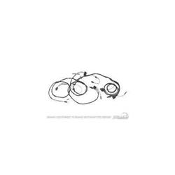 Scott Drake Headlight Wiring Harnesses for 1966 MUSTANG - C6ZZ-14290-ALL