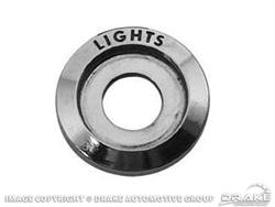 Scott Drake Interior Switch Bezels for 1967-1968 MUSTANG - C7ZZ-10852-A