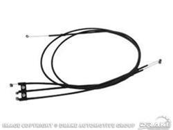 Scott Drake Heater Control Cables C7ZZ-18518-A