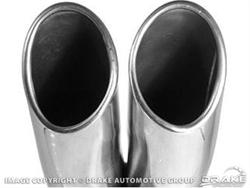 Scott Drake  Round, Polished 1.75 Inch Exhaust Tip C7ZZ-5258-C