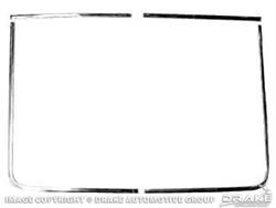Scott Drake Windshield and Door Window Moldings for 1967-1968 MUSTANG - C7ZZ-6342404