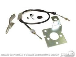 Scott Drake Clutch Cable Kits for 1967-1968 COUGAR, MUSTANG - C7ZZ-CCK