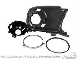 Scott Drake Headlamp Bucket Assemblies C7ZZ-13008-CR