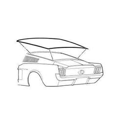 Scott Drake Replacement Weatherstrip Seals C7ZZ-6342084-A