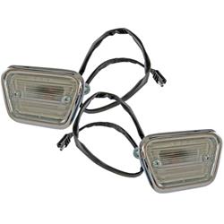 Scott Drake Marker Light Assemblies for 1968 MUSTANG - C8ZZ-15A201-C-D