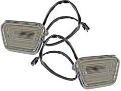 Scott Drake Marker Light Assemblies for 1968 MUSTANG - C8ZZ-15A201-C-D
