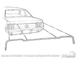 Scott Drake Trunk Lid Moldings