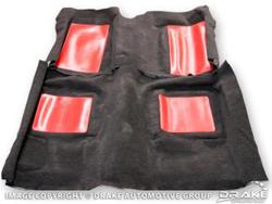 Scott Drake Mustang Replacement Carpet Sets CAR69-M-BK-BK