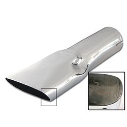 Scott Drake  Oval, Polished 2.25 Inch Exhaust Tip D0ZZ-5255-AR