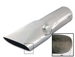 Scott Drake  Oval, Polished 2.25 Inch Exhaust Tip D0ZZ-5255-AR