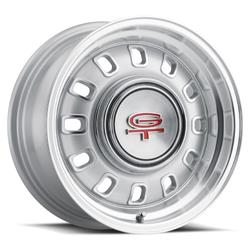 Scott Drake LW60 Silver 12-Slot Alloy Wheels C8ZZ-14401-GT-P